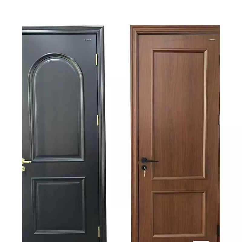 Portas sem pintura de PVC